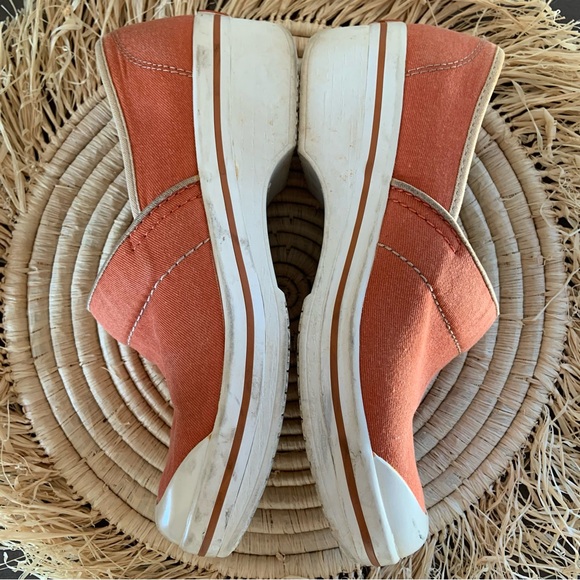 DANSKO Volley Canvas Vegan Clogs Orange 37 - Picture 9 of 14